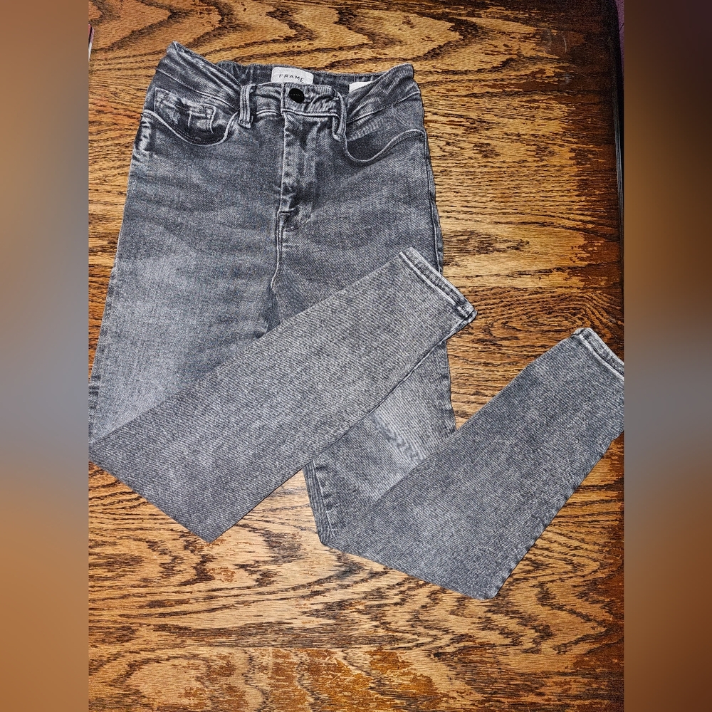 Gray Denim Skinny